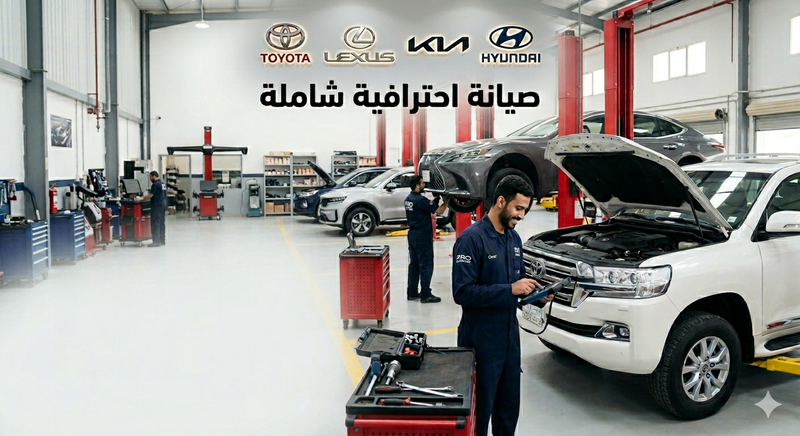 صيانة تويوتا - لكزس - كيا -هيونداي