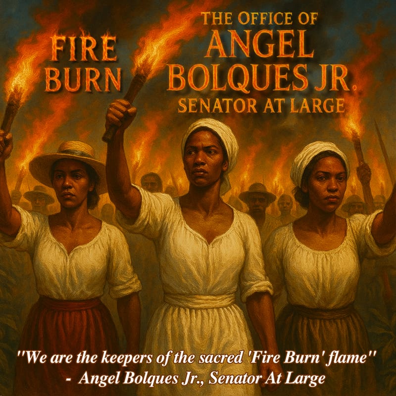 Senator Bolques Honors Fireburn Queens on Contract Day