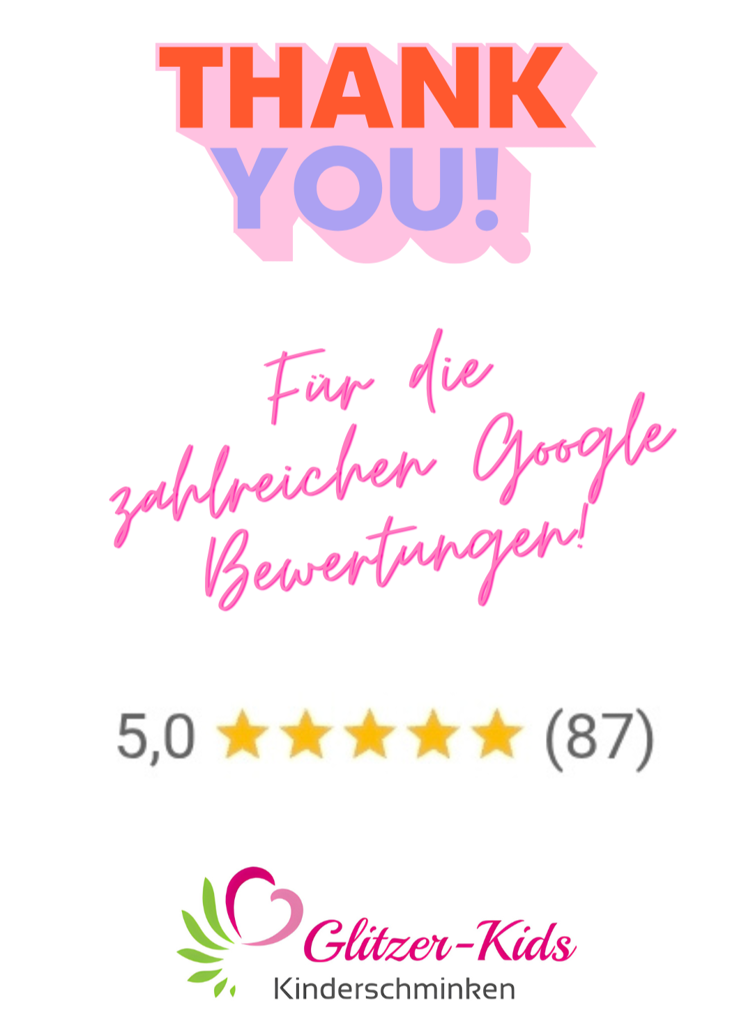 87 ☆☆☆☆☆ Google Bewertungen