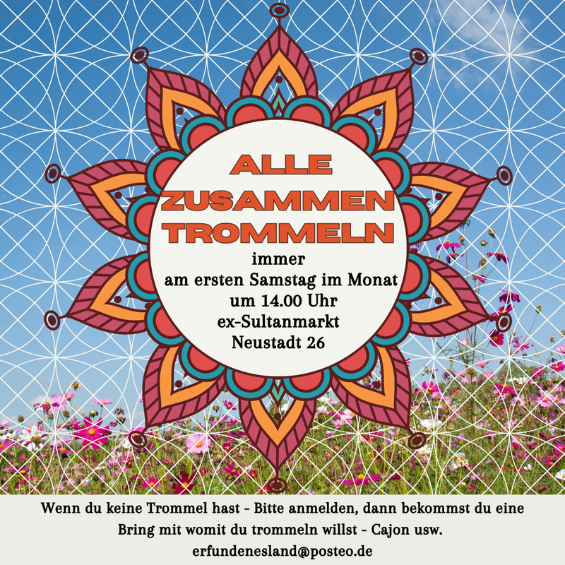 Trommeln Drinnen 14-16 Uhr