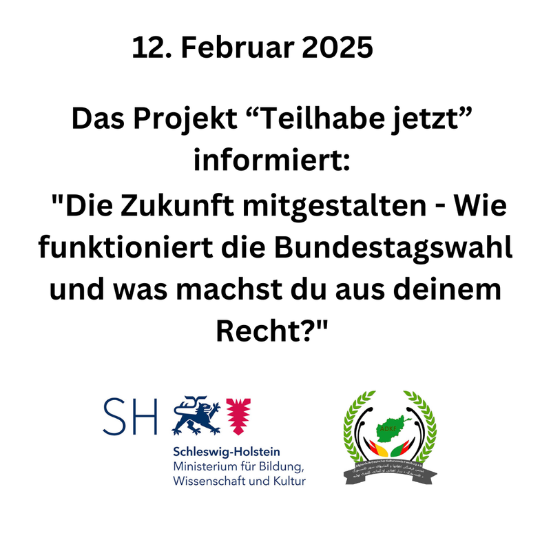 "Teilhabe jetzt"  informiert