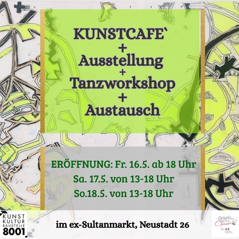 Kunstcafé  Projekt - 16. bis 18. Mai von 13-18 Uhr