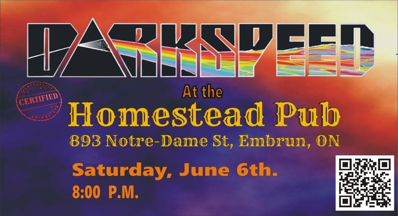 DarkSpeed at the Homestead Pub!