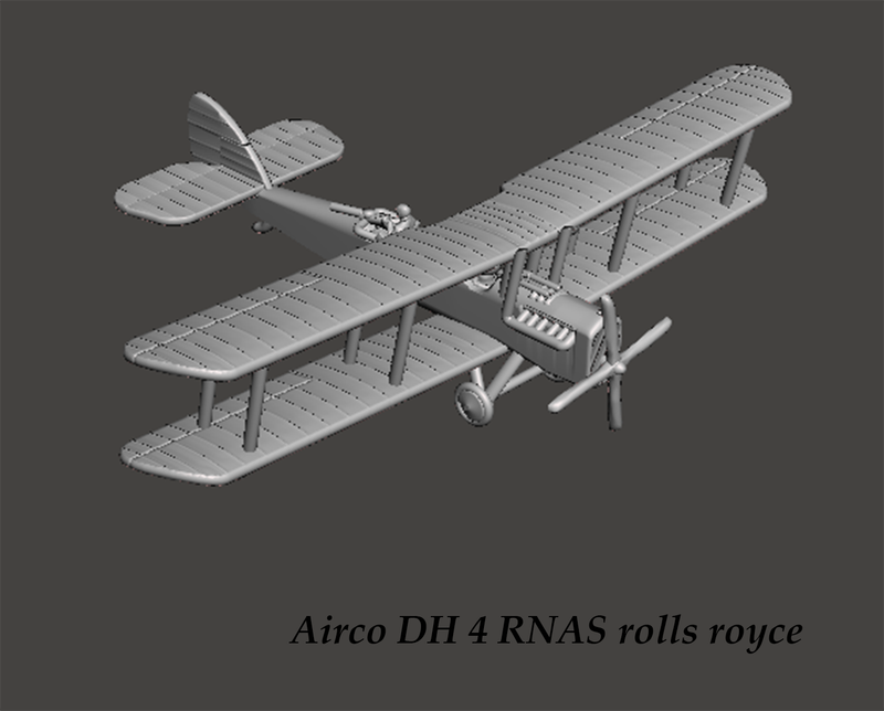 Airco DH.4 Rolls-Royce and Rolls-Royce RNAS