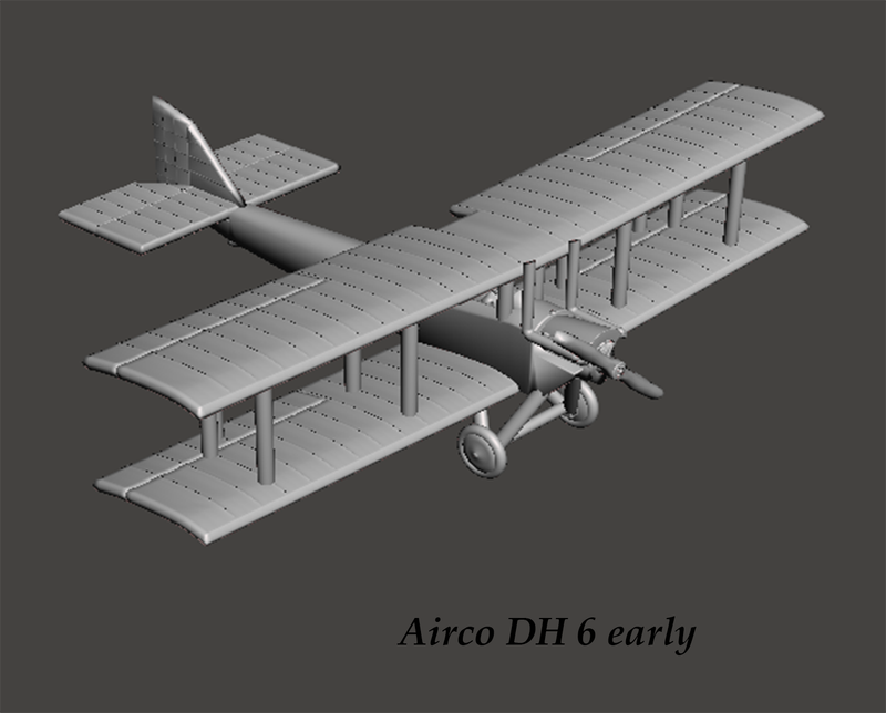 Airco DH.6  Early and Late