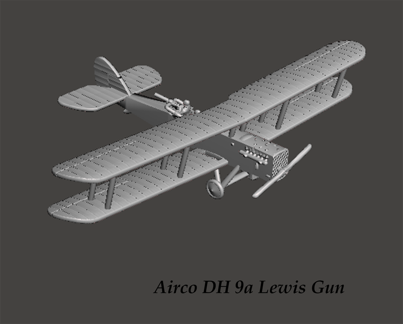Airco DH.9a One Lewis Gun and Twin Lewis Guns