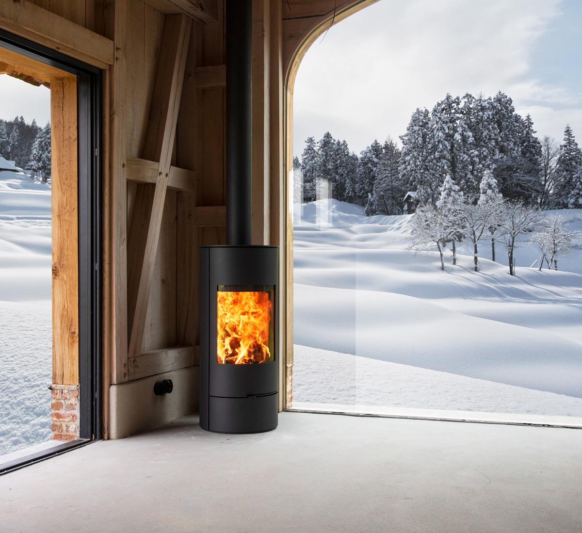 Poele a bois Qurve Saey