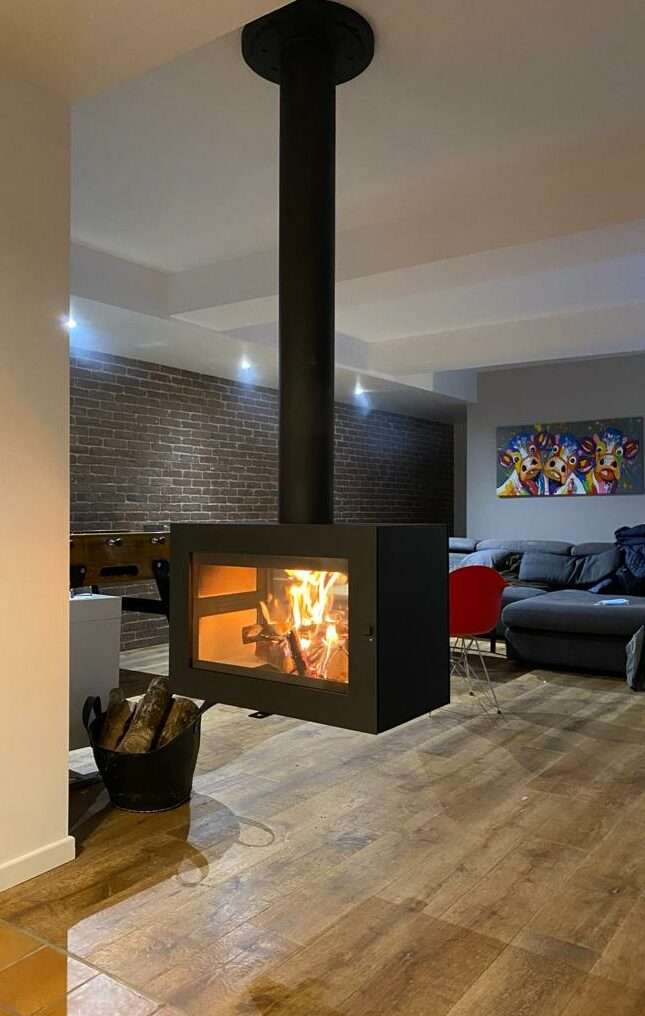 Cheminées Centrale foyer fermé SAX