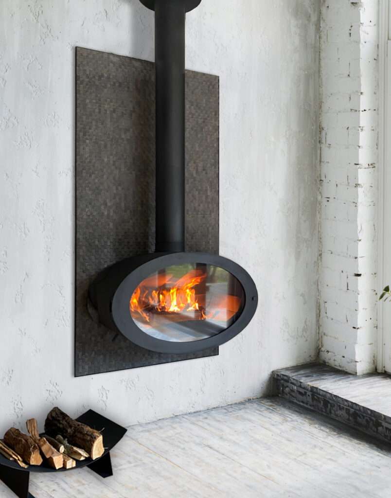 Calpe – Poêle design ovale à 180 degrés