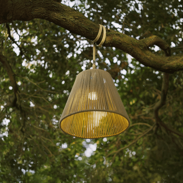 Abat-jour corde DiviNocta avec Bulbee et sangle - 426 € TTC