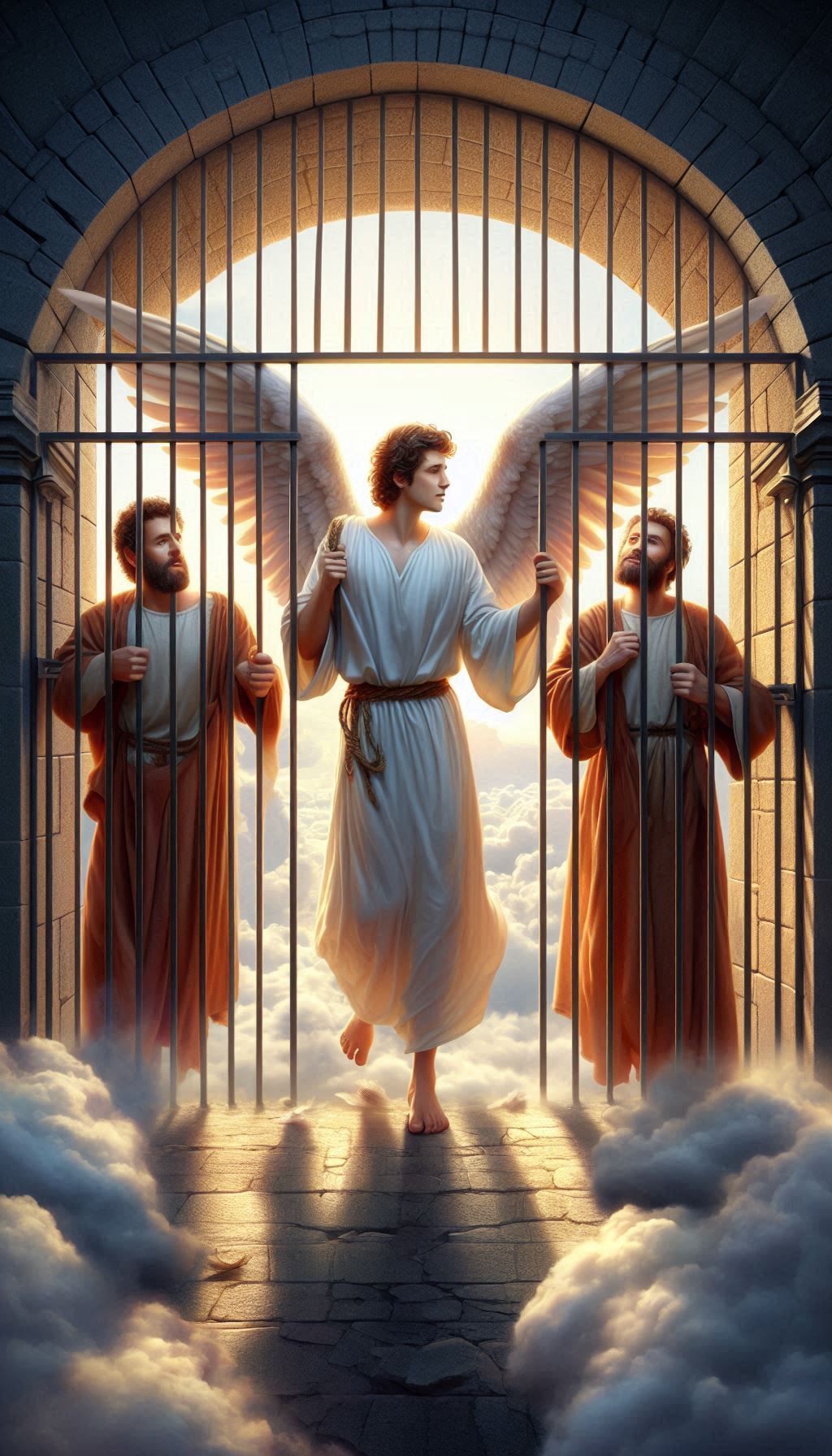 Um anjo do Senhor liberta os apóstolos da prisão