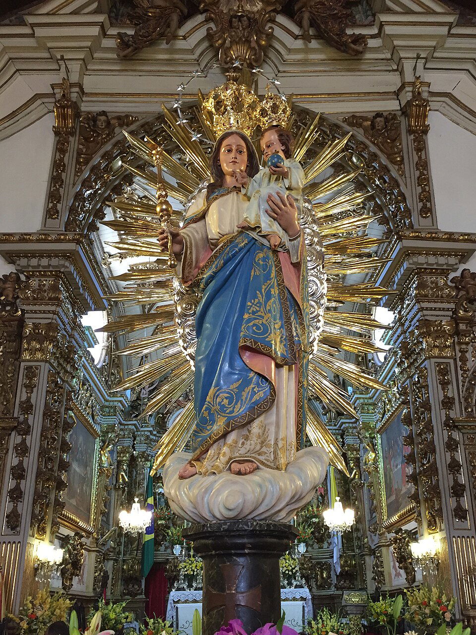 Nossa Senhora do Pilar aparece por bilocação a São Tiago Maior e faz a promessa da igreja que será preservada até o fim do mundo
