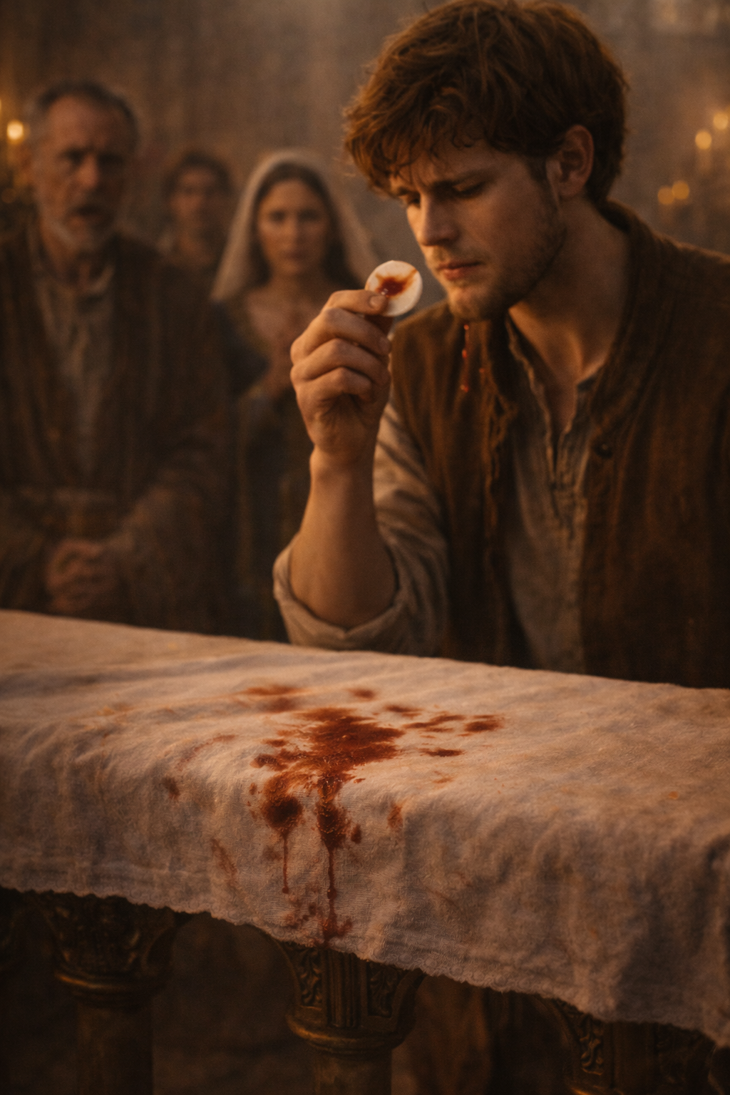 O Milagre Eucarístico na quaresma de 1374 em Middleburg-Lovanio na Bélgica