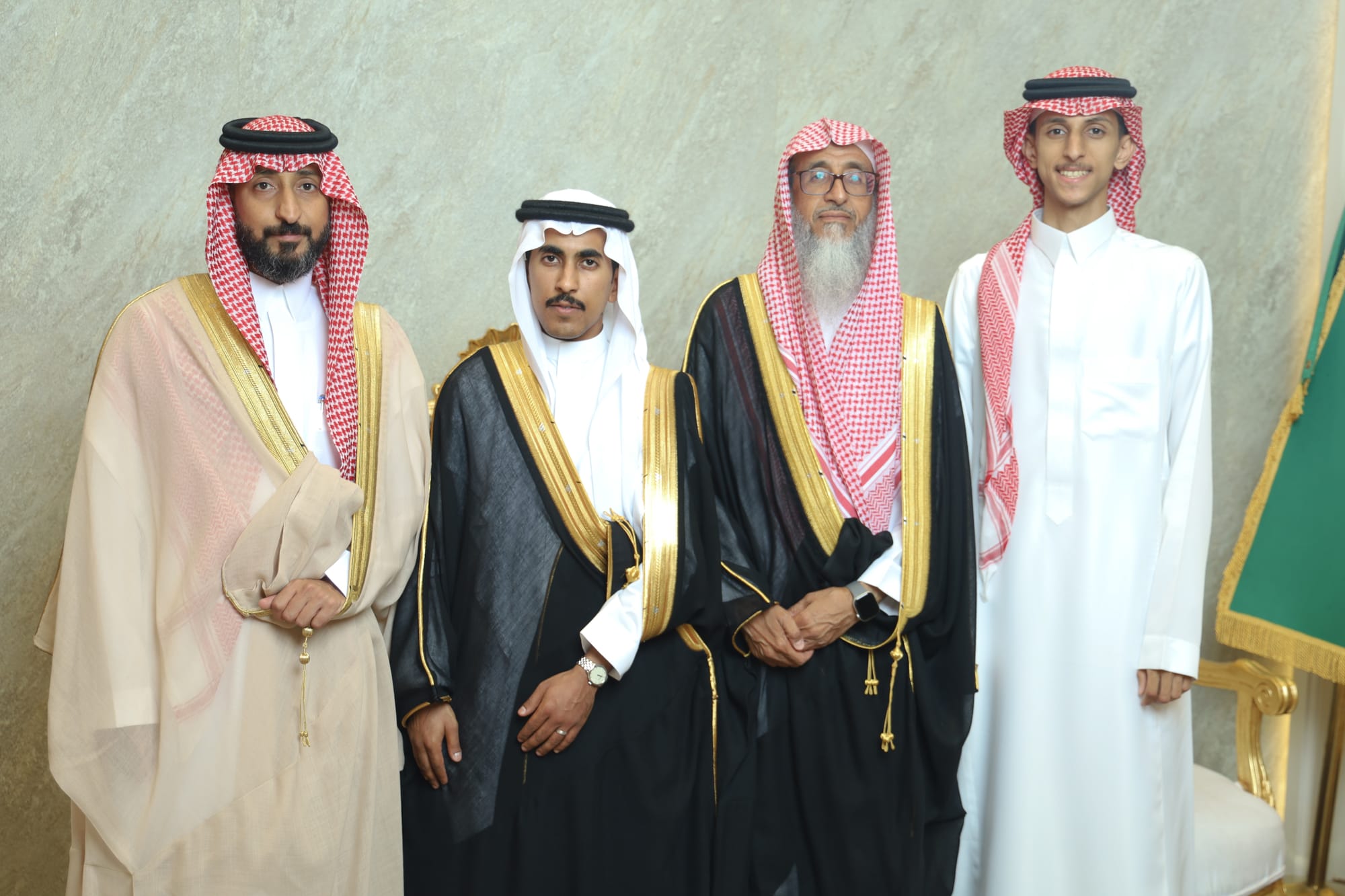 زواج محمد بن عبدالله إبراهيم بن قعود