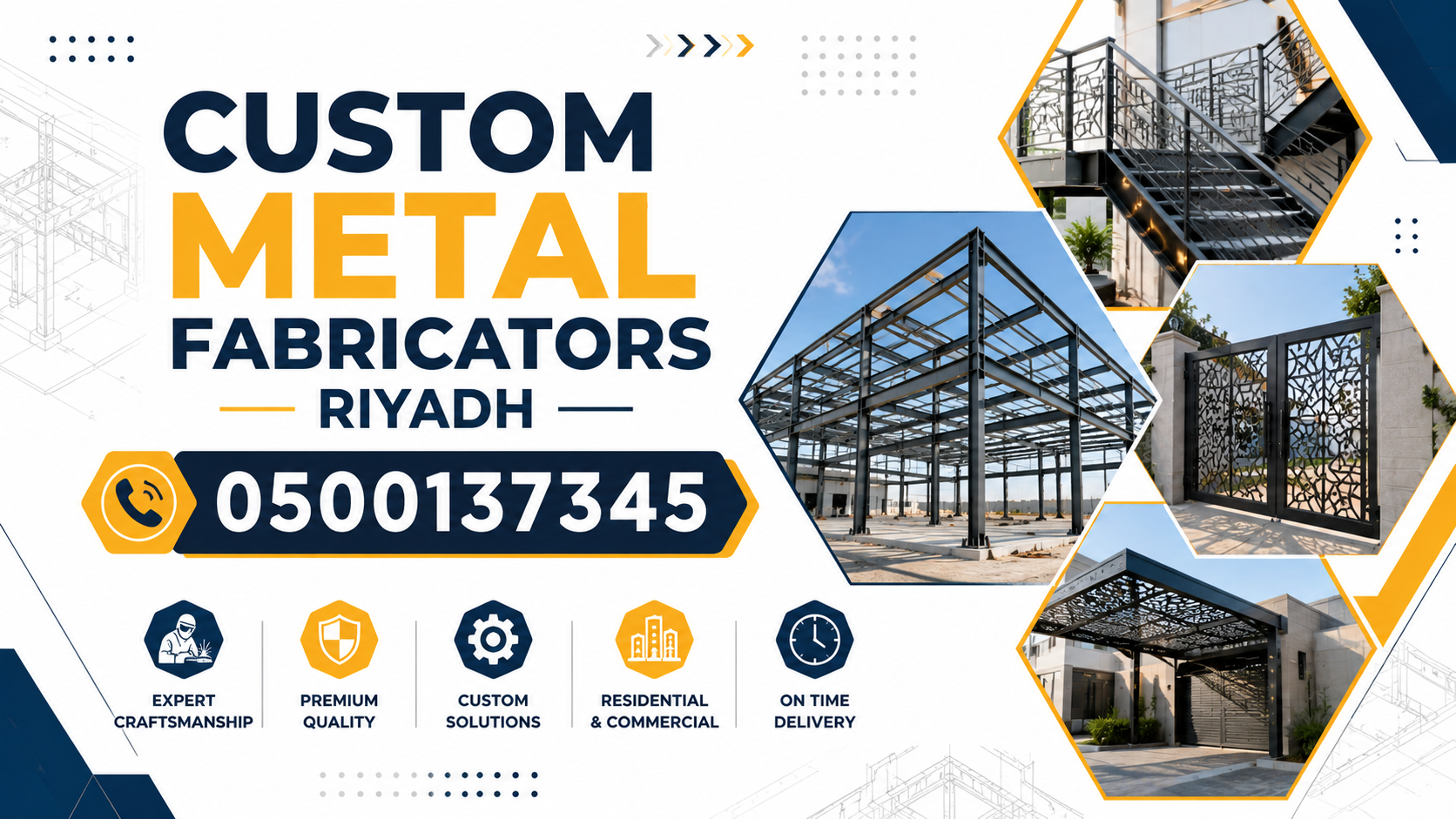 Custom Metal Fabricators Riyadh | Expert Steel & Metal Fabrication Services