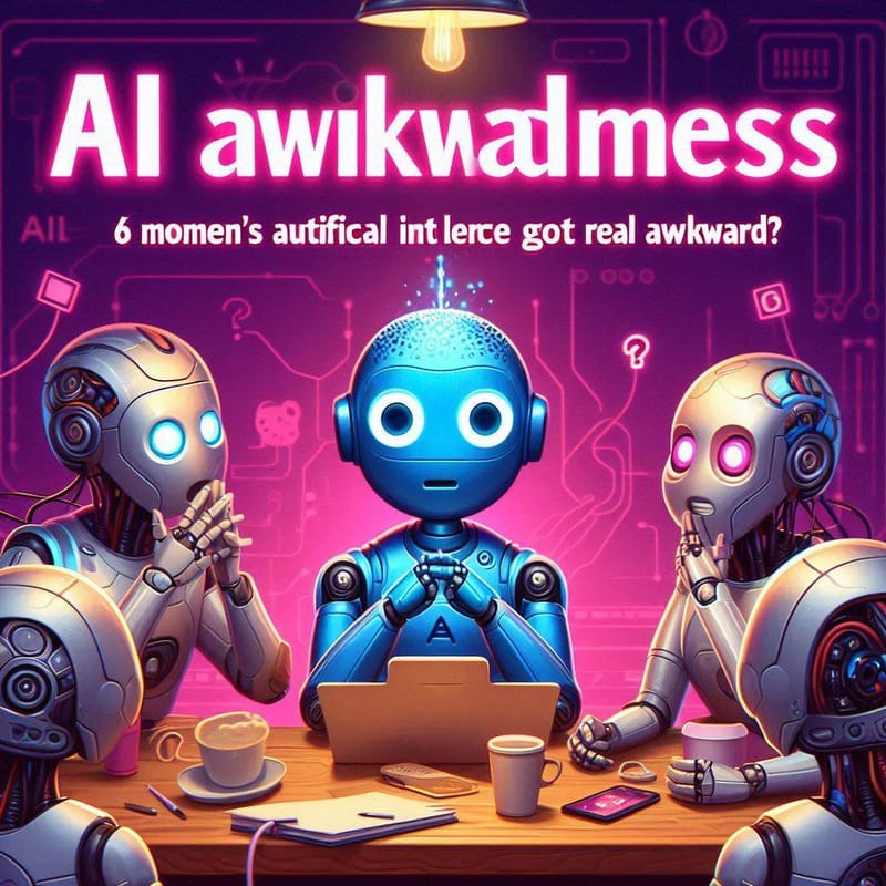 AI Awkwardness: 6 Moments When Artificial Intelligence Got Real Awkward