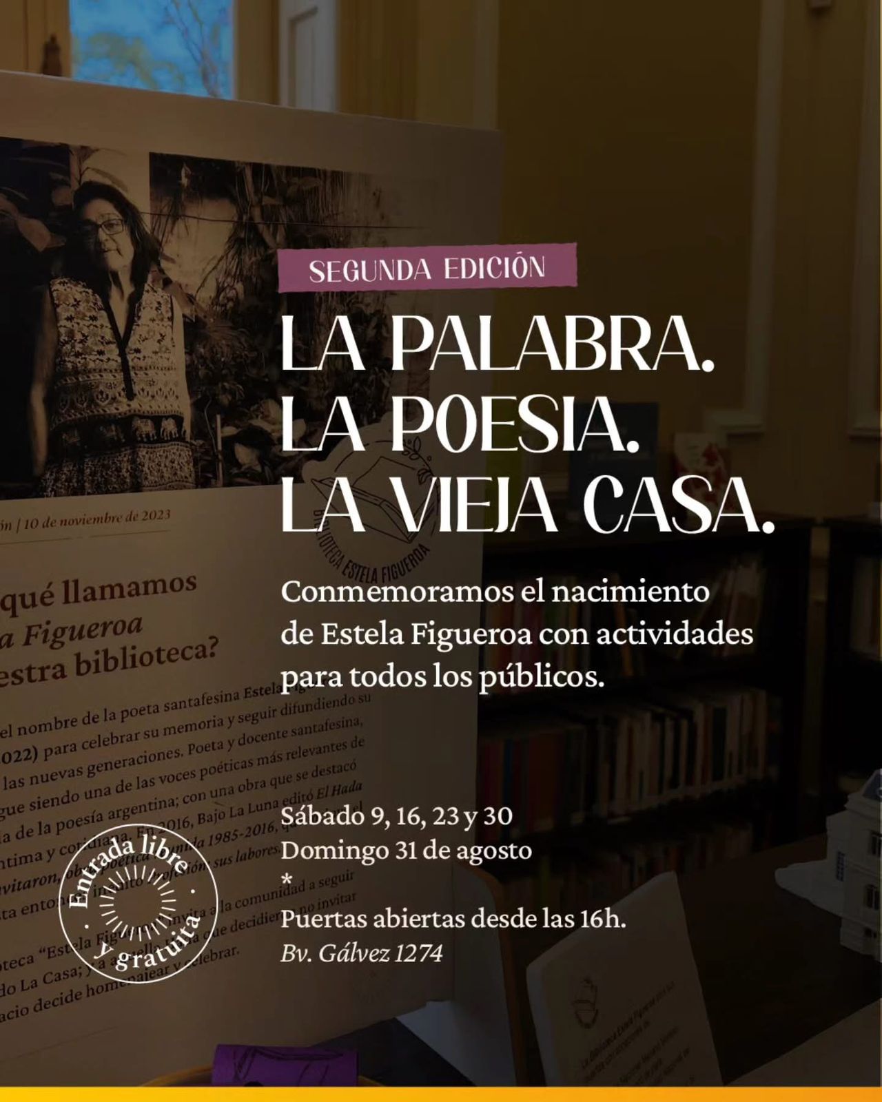 Ciclo la palabra. La poesía.La vieja casa.