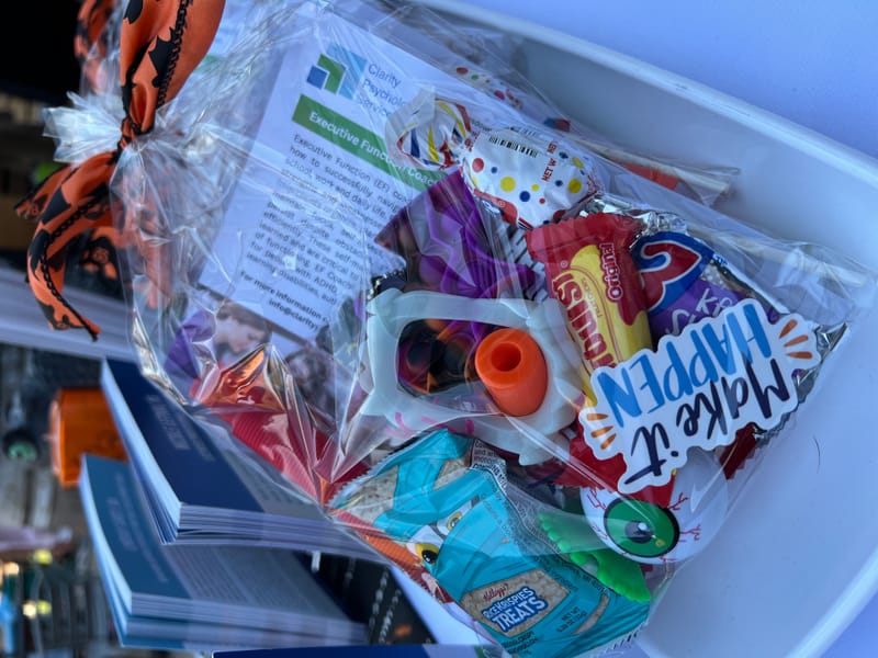 Kids and parents alike enjoyed spinning our mental health wheel to answer questions that promote emotional well-being.