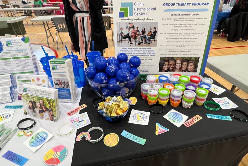 Clarity participates in the annual Loudoun County Public School's (LCPS) Mental Health and Wellness Fair to support our students!