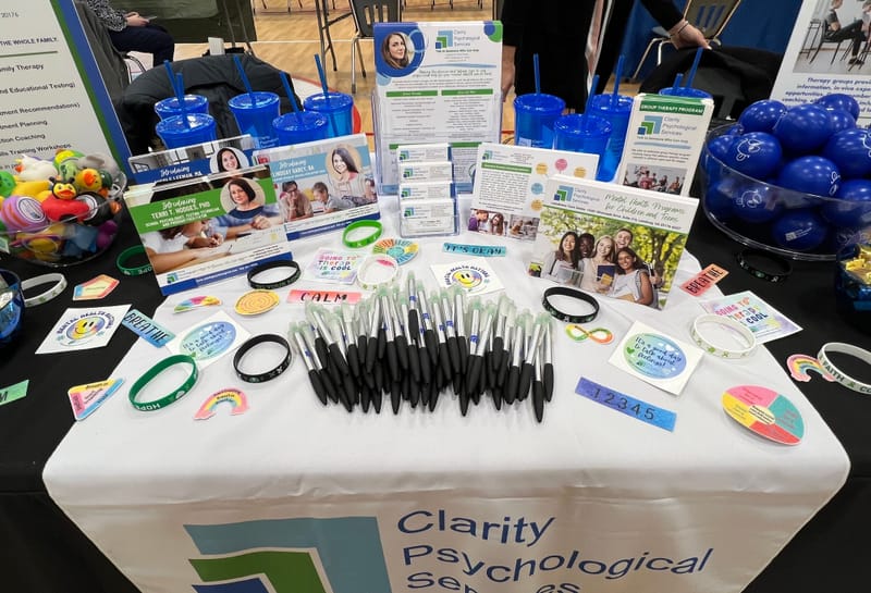 Clarity participates in the annual Loudoun County Public School's (LCPS) Mental Health and Wellness Fair to support our students!