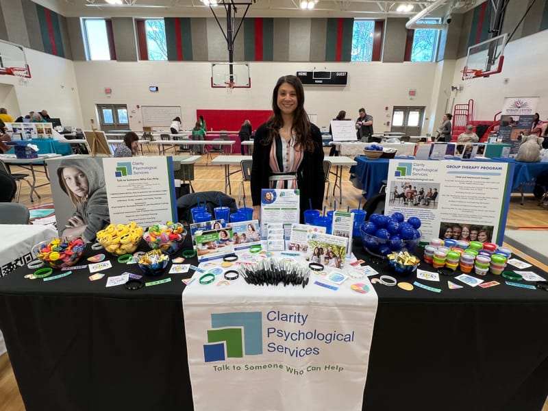Clarity participates in the annual Loudoun County Public School's (LCPS) Mental Health and Wellness Fair to support our students!