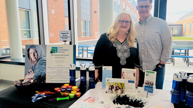 Clarity participates in the annual Loudoun County Public School's (LCPS) Mental Health and Wellness Fair to support our students!