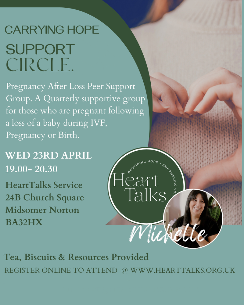 CARRYING HOPE LOCAL QUARTLY PREGNANCY AFTER LOSS SUPPORT CIRCLE
