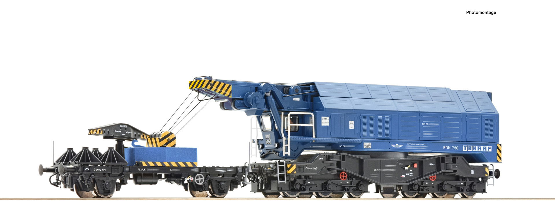 Roco 7310067 Dźwig  kolejowy         EDK 750PKP