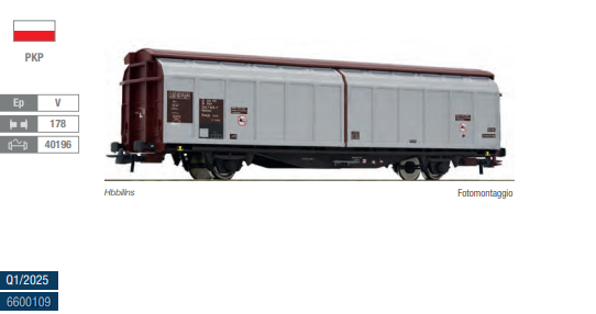 Roco 6600109 Hbbillns z przesuwanymi drzwiami