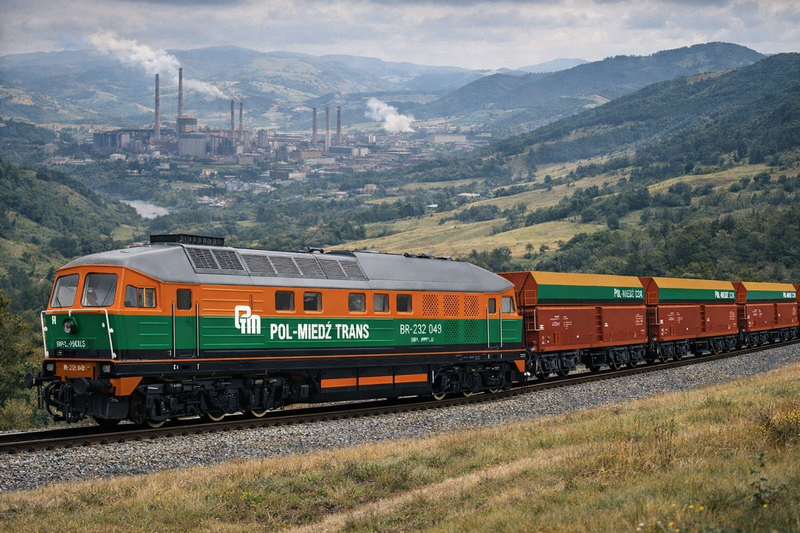 Roco-6600218                        Zestaw 3 wagonów Fals             Pol-Miedź Trans