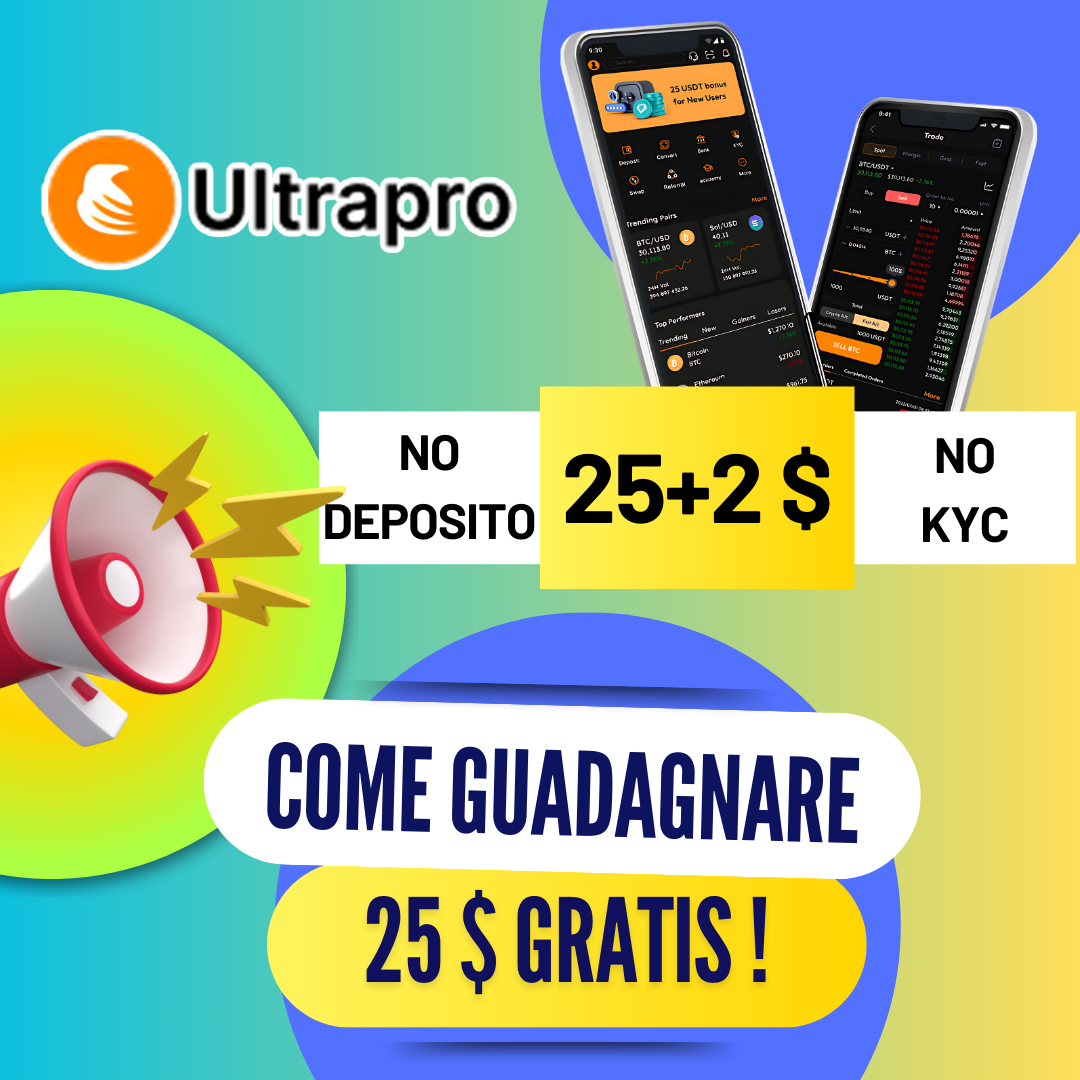 Come Guadagnare 25 USDT Gratis con Ultrapro: La Nuova Promozione