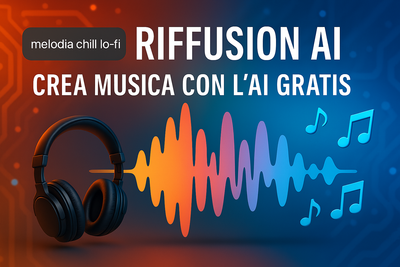 Riffusion AI – Crea Musica Gratis con un Click (Anche Senza Sapere Suonare!)