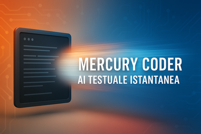 Mercury Coder – L’AI Testuale Più Veloce del Mondo? Scopri LLDM