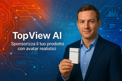 TopView AI: crea avatar realistici per sponsorizzare i tuoi prodotti