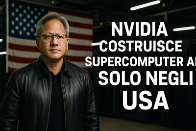 Nvidia costruisce supercomputer AI solo negli USA: inizia una nuova era tecnologica