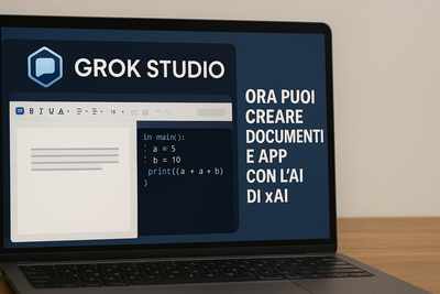 Grok Studio: ora puoi creare documenti e app con l’AI di xAI