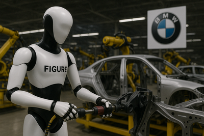 BMW assume i robot umanoidi Figure 02 per la produzione negli USA