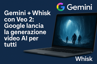 Gemini + Whisk con Veo 2: Google lancia la generazione video AI per tutti