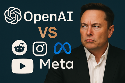 OpenAI sfida Musk e Meta: l’AI entra in guerra nei social