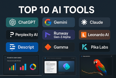 Top 10 AI Tools del 2025: ecco quelli davvero utili nella vita reale