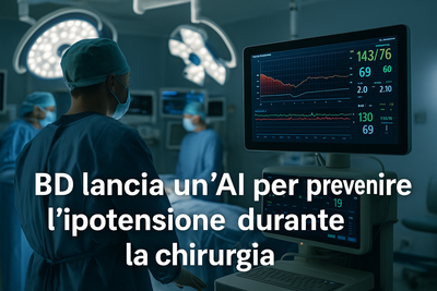 BD lancia una tecnologia AI per prevenire l’ipotensione in sala operatoria