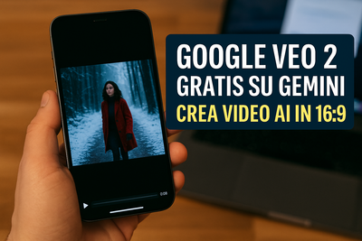 Google Veo 2 gratis su Gemini: crea video AI in 16:9 anche da smartphone in pochi click