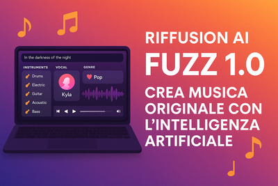 Riffusion AI: la rivoluzione nella musica generativa con FUZZ 1.0 e nuovi piani commerciali attivi