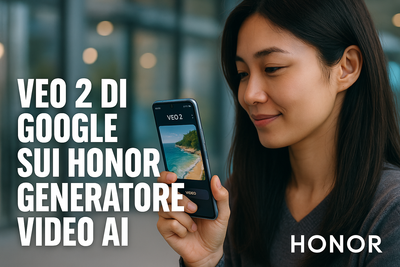 Veo 2 arriva sugli smartphone Honor: l’AI video di Google debutta in Asia
