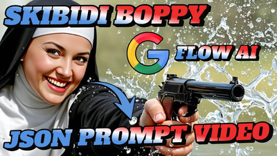 Google FLOW VIDEO AI PAUROSI! Skibidi Boppy e JSON Prompting VEO3!