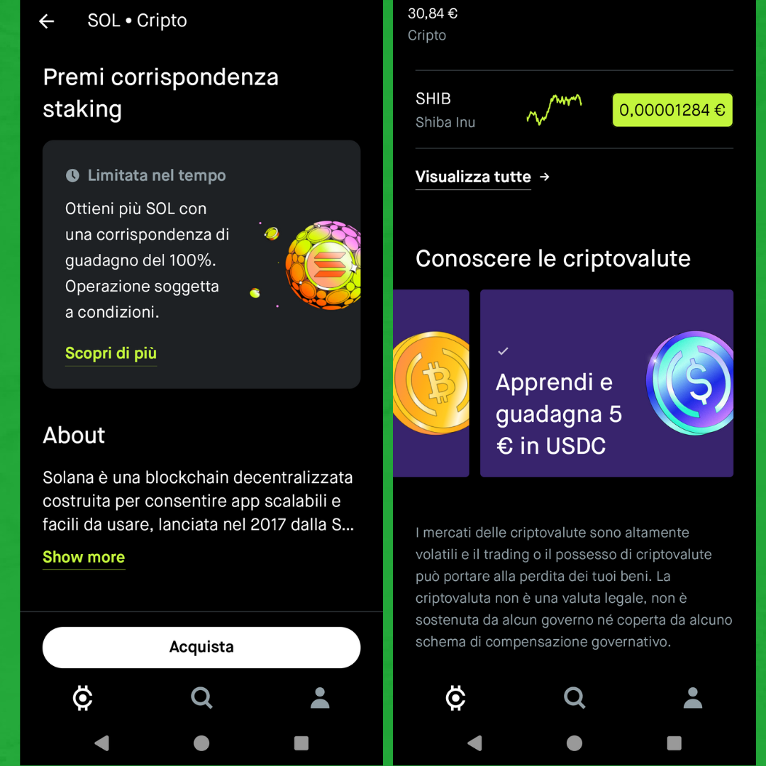 guadagnare crypto, exchange crypto, soldi, robinhood exchange