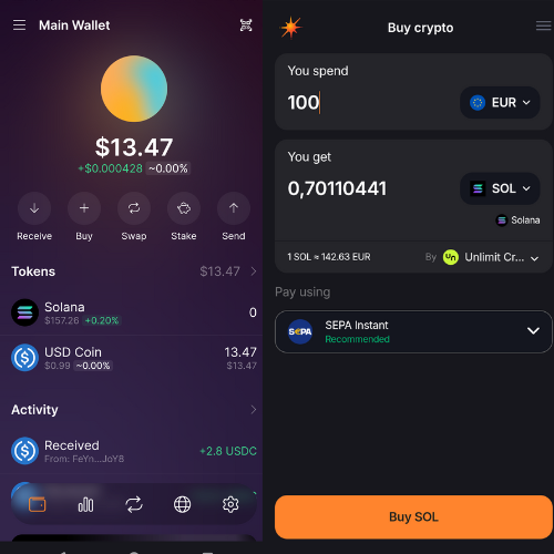 solflare wallet, tutorial, exchange crypto, crypto