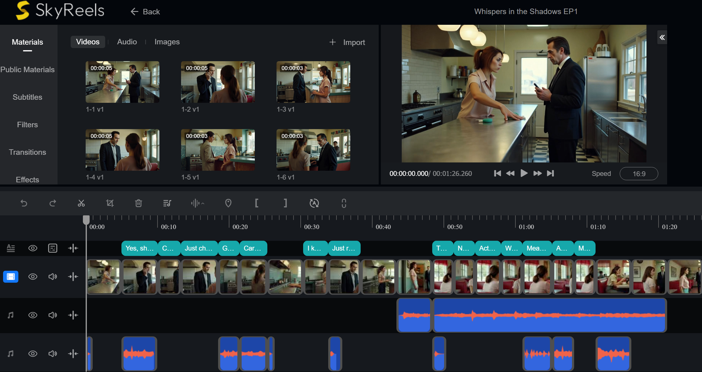 Editor Skyreels per fare film con AI