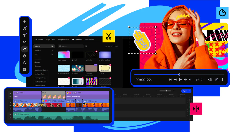 Movavi AI Video Editor Automatico
