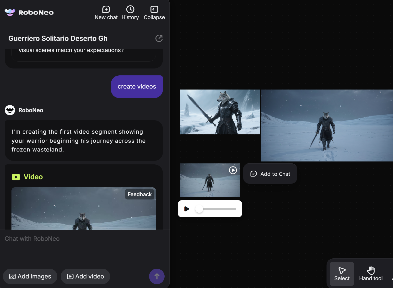 Roboneo AI Video Gratis 
